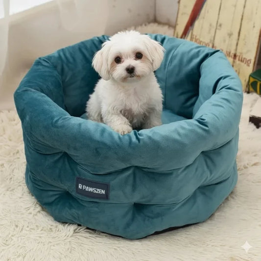 Cat Beds Elmsley | Cosy Velvet Bed for Cats and Small Dogs