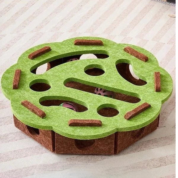 Cat Toy Interactive Felt Box for Cats
