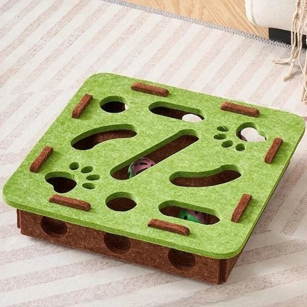 Cat Toy Interactive Felt Box for Cats
