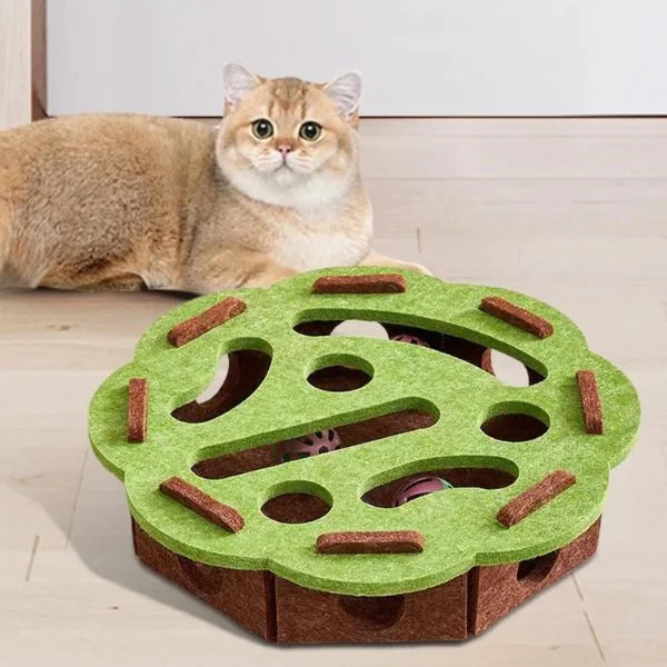 Cat Toy Interactive Felt Box for Cats