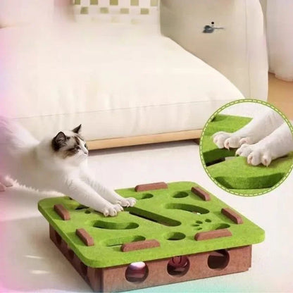 Cat Toy Interactive Felt Box for Cats