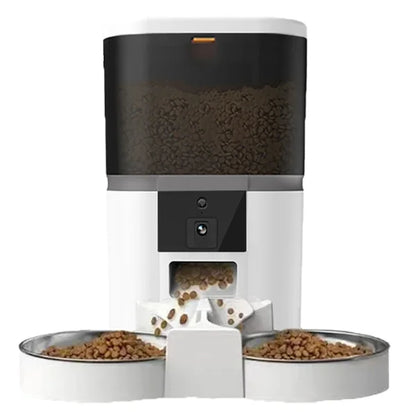 Cat Feeder Automatic Millie -white