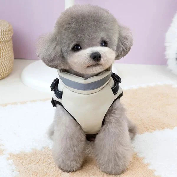 Dog Coat | Reflective Winter Jacket with Harness-+