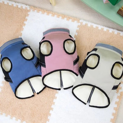 Dog Coat | Reflective Winter Jacket with Harness-details-2