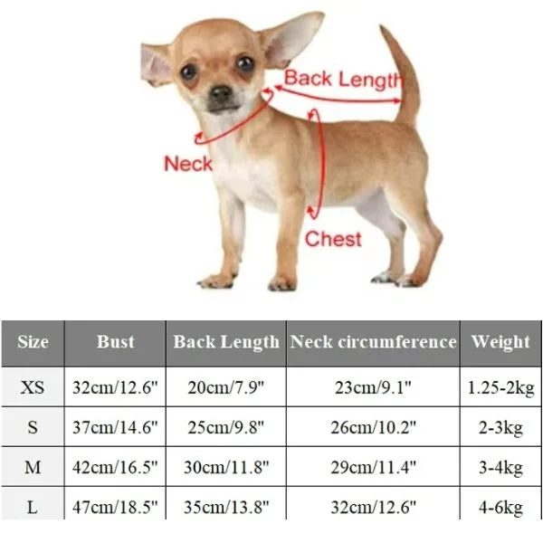 Dog Coat | Reflective Winter Jacket with Harness-size.