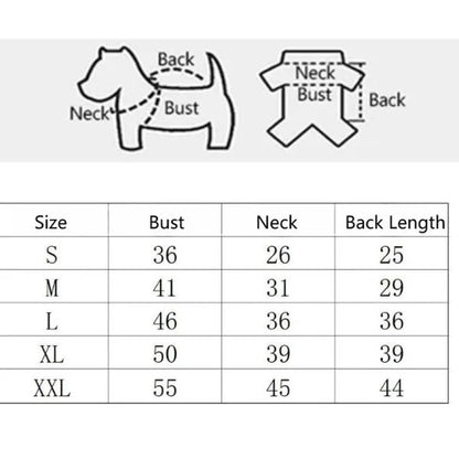 Dog Coats | Cozy Waterproof Raincoat for Dogs-size.