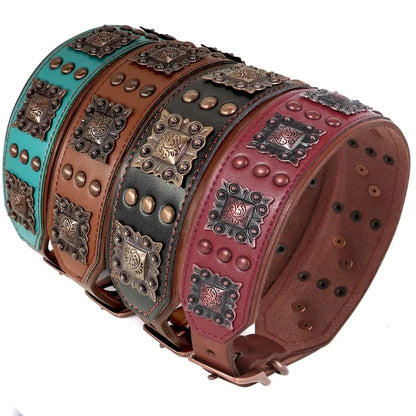 Dog-Collar-Bergen-Leather-options