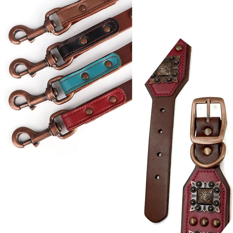 Dog-Collar-Bergen-Leather-details