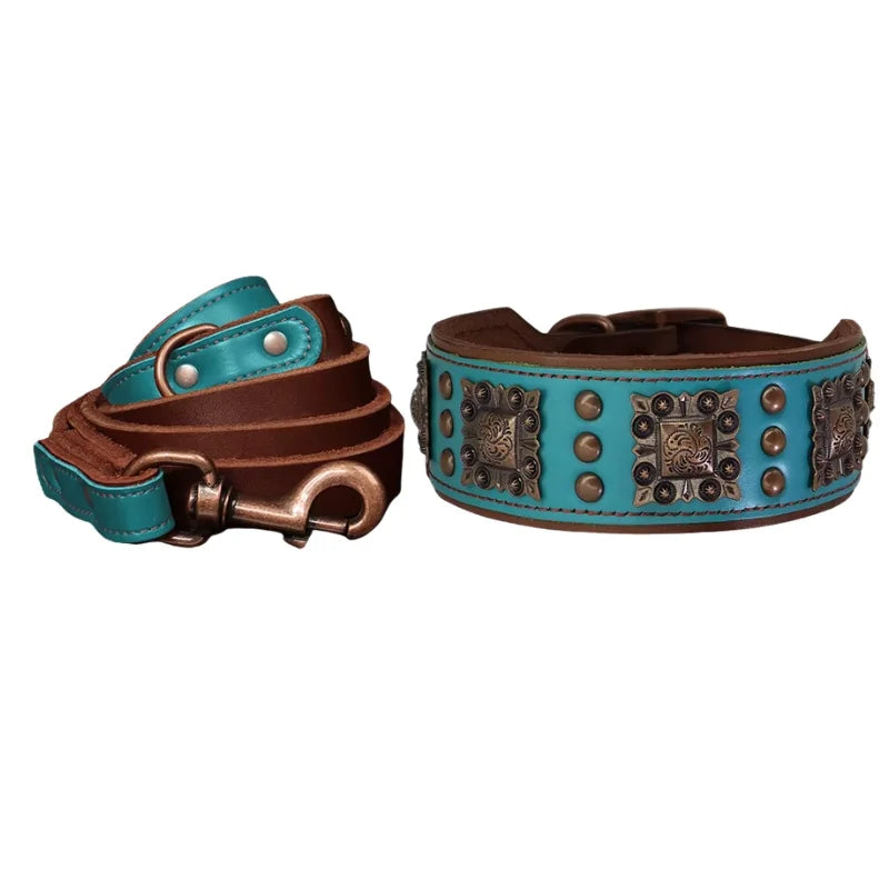 Dog-Collar-Bergen-Leather-blue.