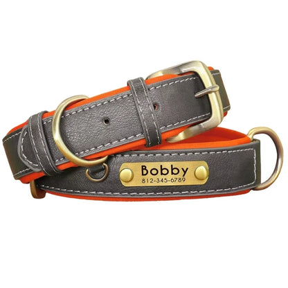 Dog-Collar-Hyde-Personalised-Timeless-Leather_-Made-Personal-gray