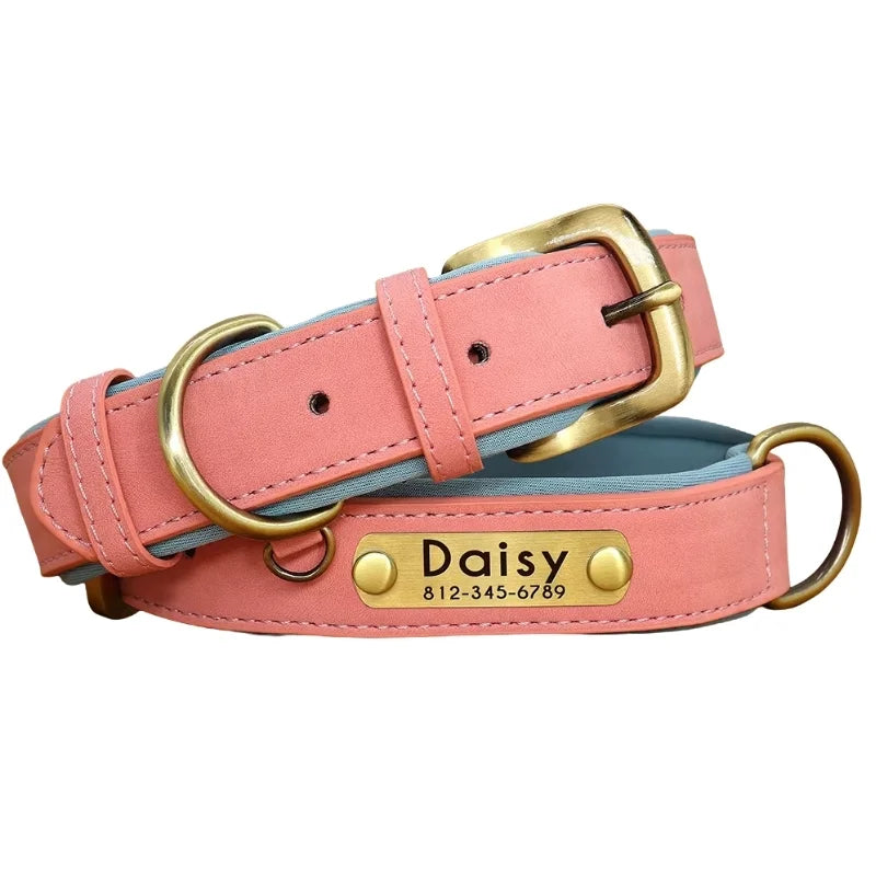 Dog-Collar-Hyde-Personalised-Timeless-Leather_-Made-Personal-pink