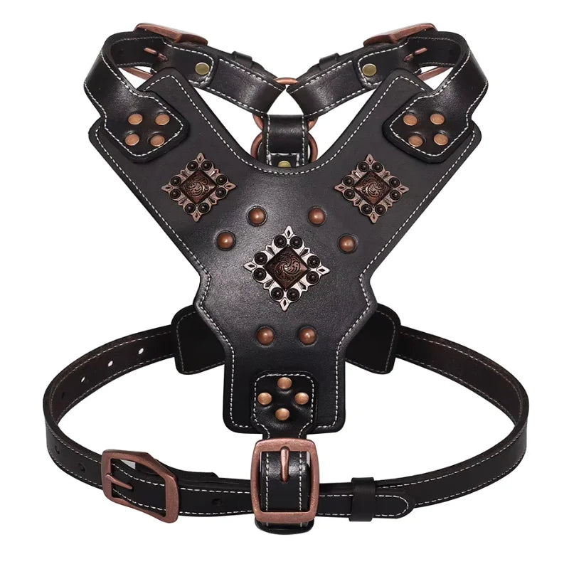 Dog-Harness-Astridye-Riveted-Leather-details 001