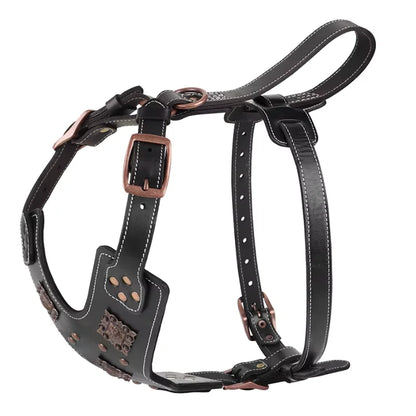Dog-Harness-Astridye-Riveted-Leather-black