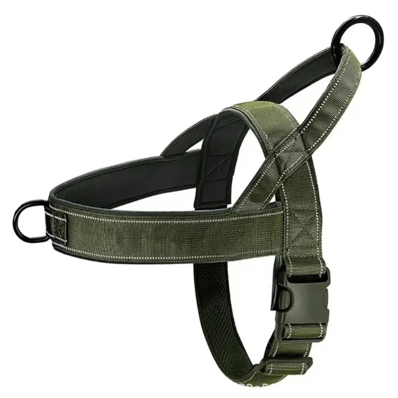 Dog-Harness-Reflet-High-Visibility-green