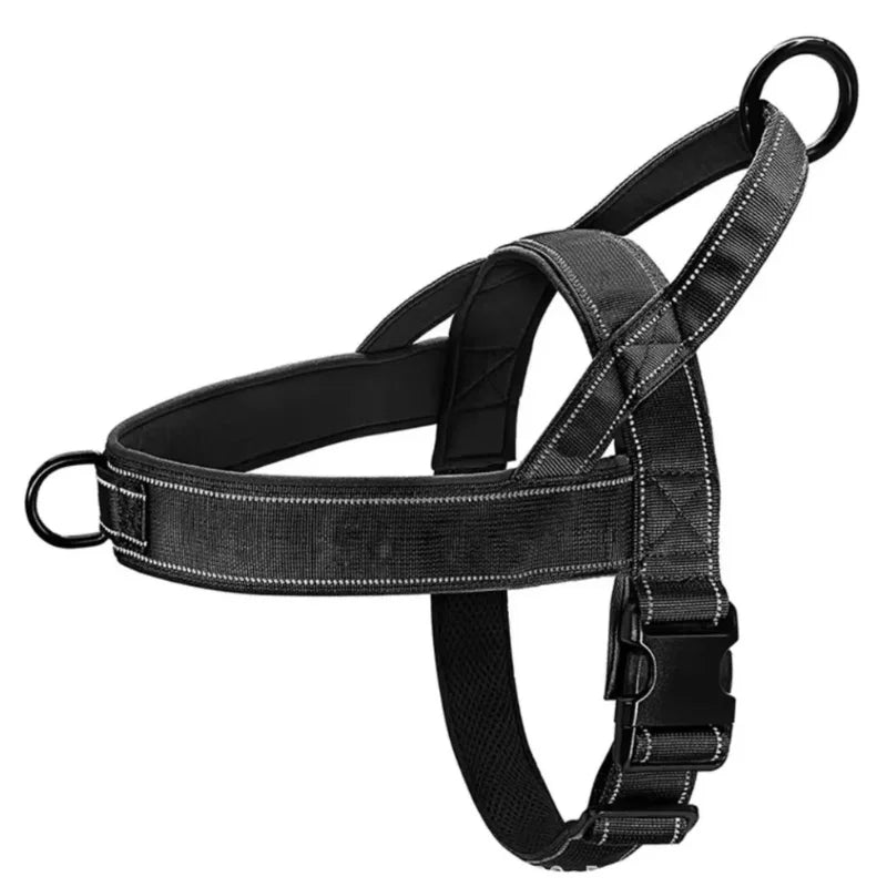 Dog-Harness-Reflet-High-Visibility-black