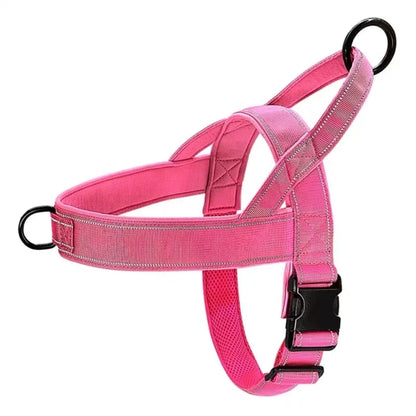 Dog-Harness-Reflet-High-Visibility-pink