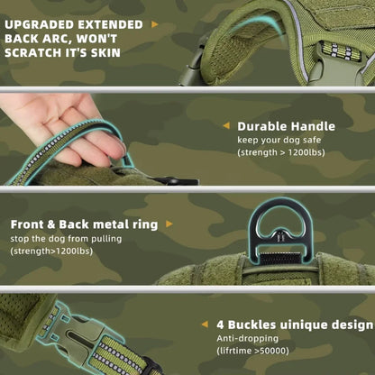Dog-Harness-Sloane-Military-No-Pull-details 04