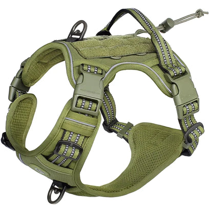 Dog-Harness-Sloane-Military-No-Pull-green 02