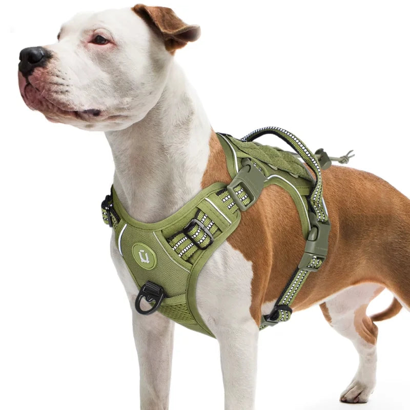 Dog-Harness-Sloane-Military-No-Pull-green