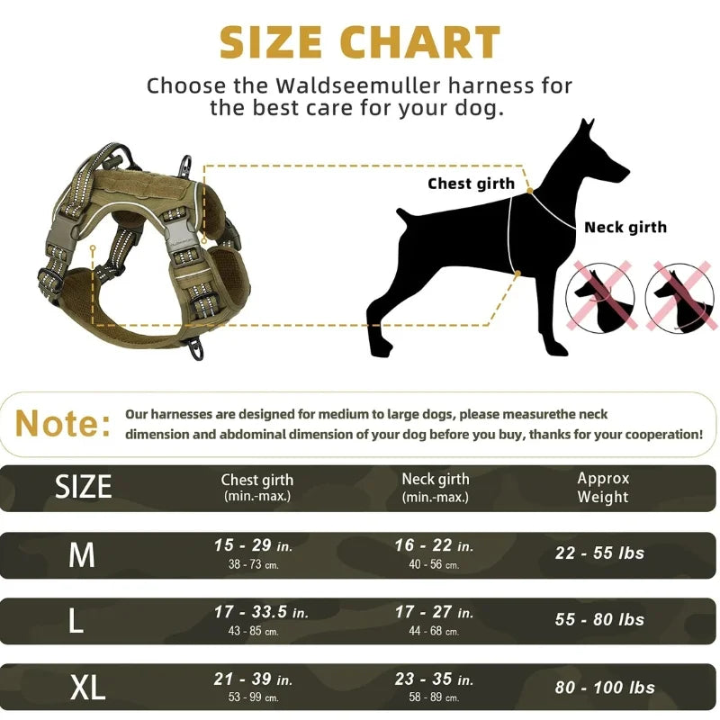 Dog-Harness-Sloane-Military-No-Pull-size