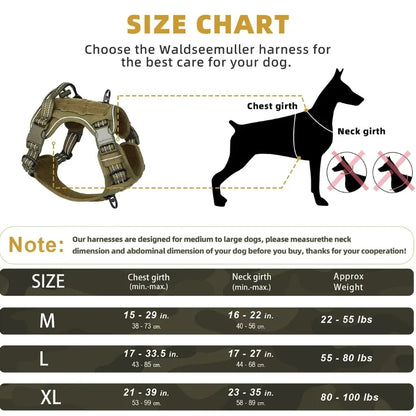 Dog-Harness-Sloane-Military-No-Pull-size