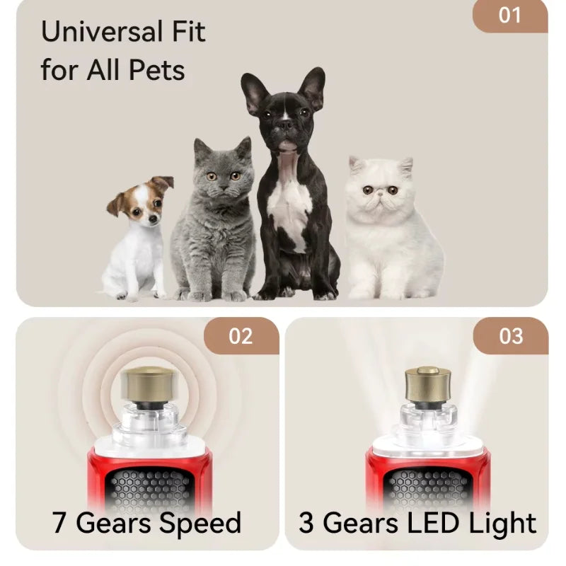 Dog-Nail-Clippers-CleanClip-LED-Electric-Nail-Grinder