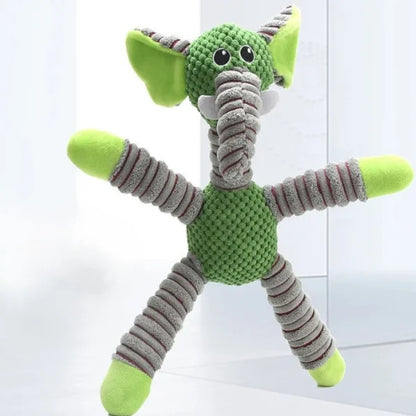 Dog-Toy-Interactive-PlushSqueak-green