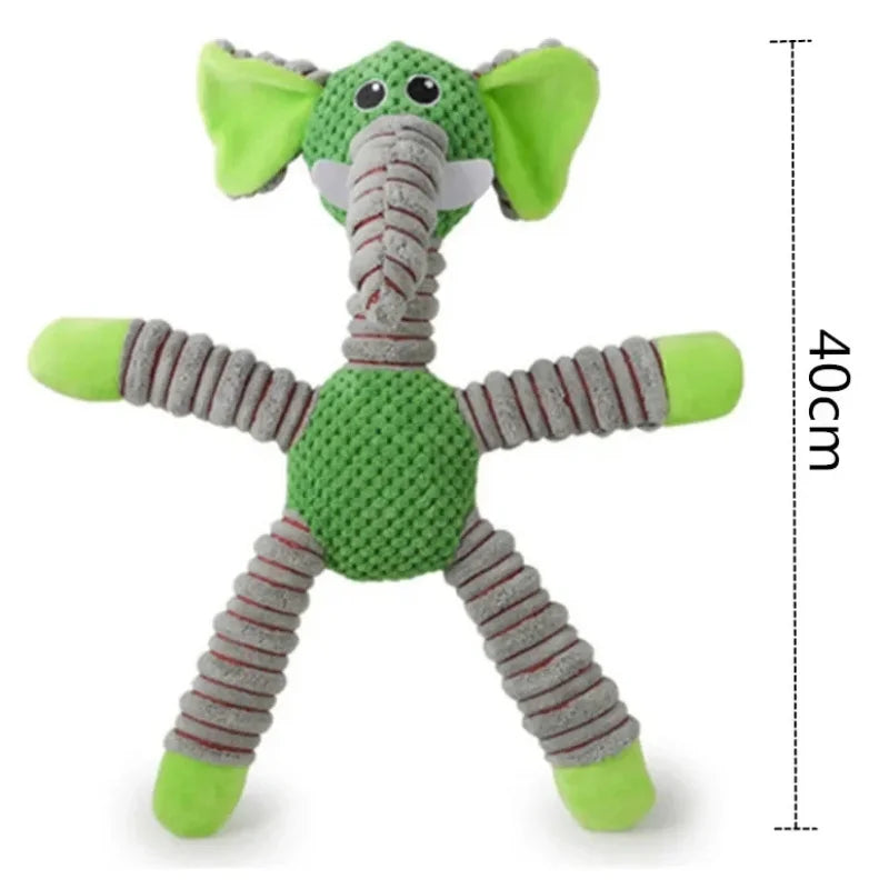 Dog Toy Interactive ZippyPet PlushSqueak -size