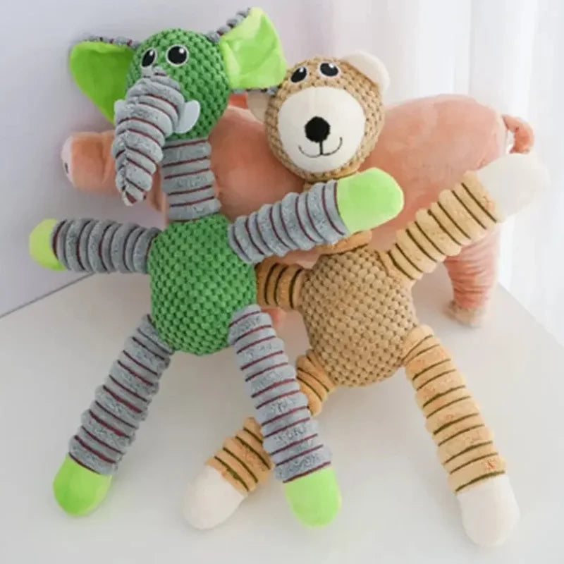 Dog Toy Interactive ZippyPet PlushSqueak 