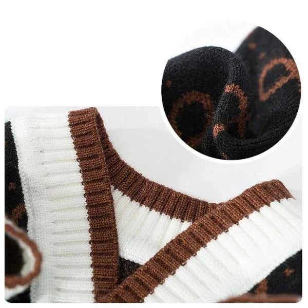 Dog Winter Sweater-details,.