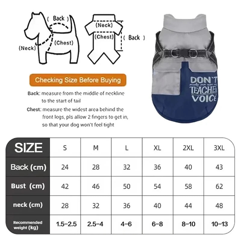 DogCoats-With-Harness-ArcticFlow-Comfort-and-Daily-Protection-size