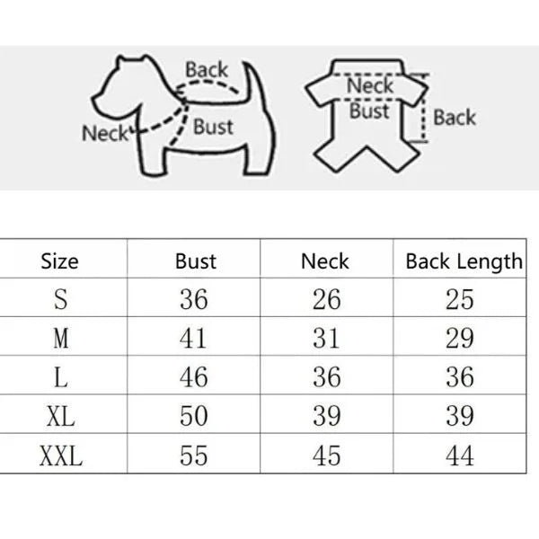 Dog Coats Waterproof  Sylven for Dogs-size.