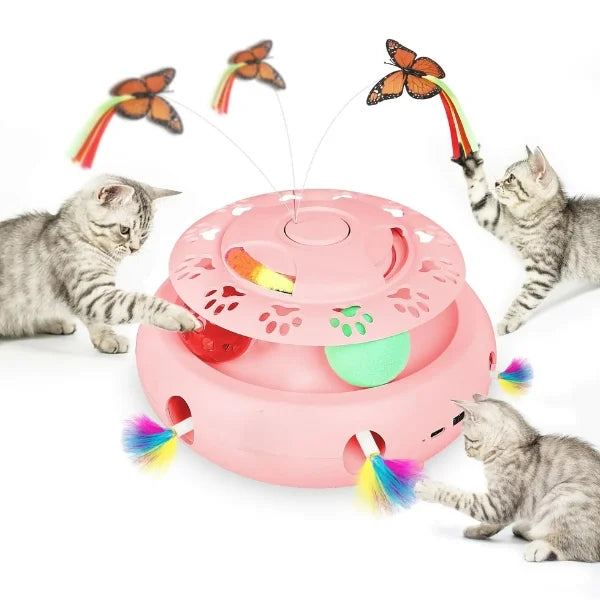 Electric Cat Toy  Interactive Butterfly with Realistic Motion