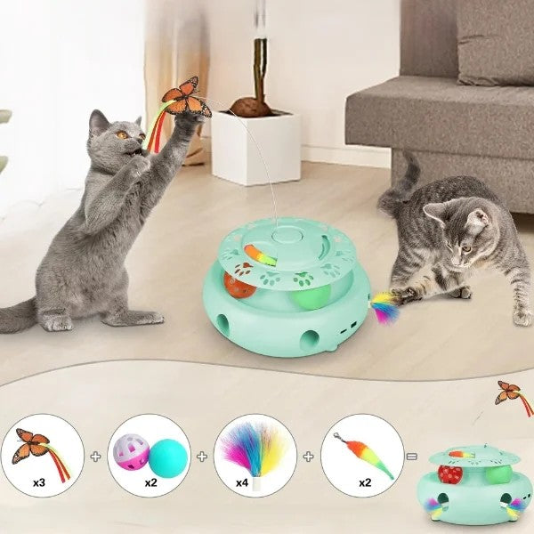 Electric Cat Toy  Interactive Butterfly with Realistic Motion