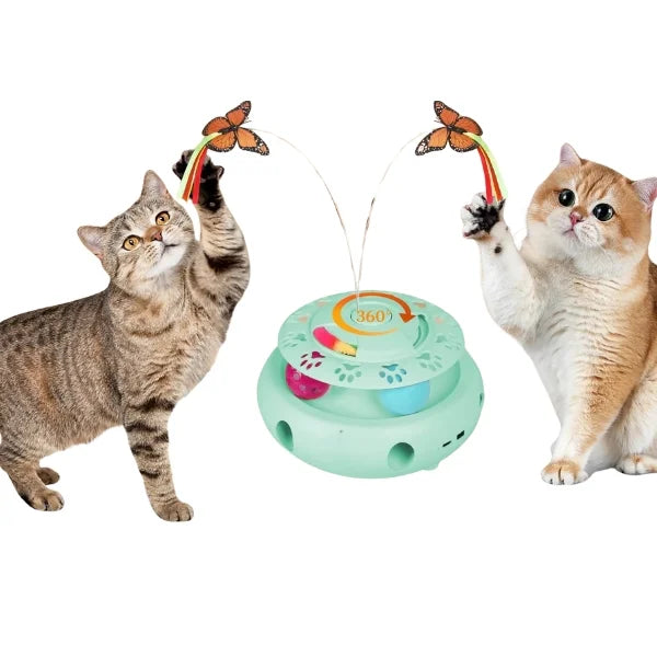 Electric Cat Toy  Interactive Butterfly with Realistic Motion