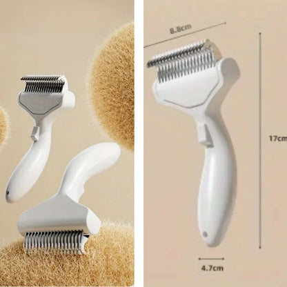 FURFLOW Inox Stainless Pet Hair Remover-size