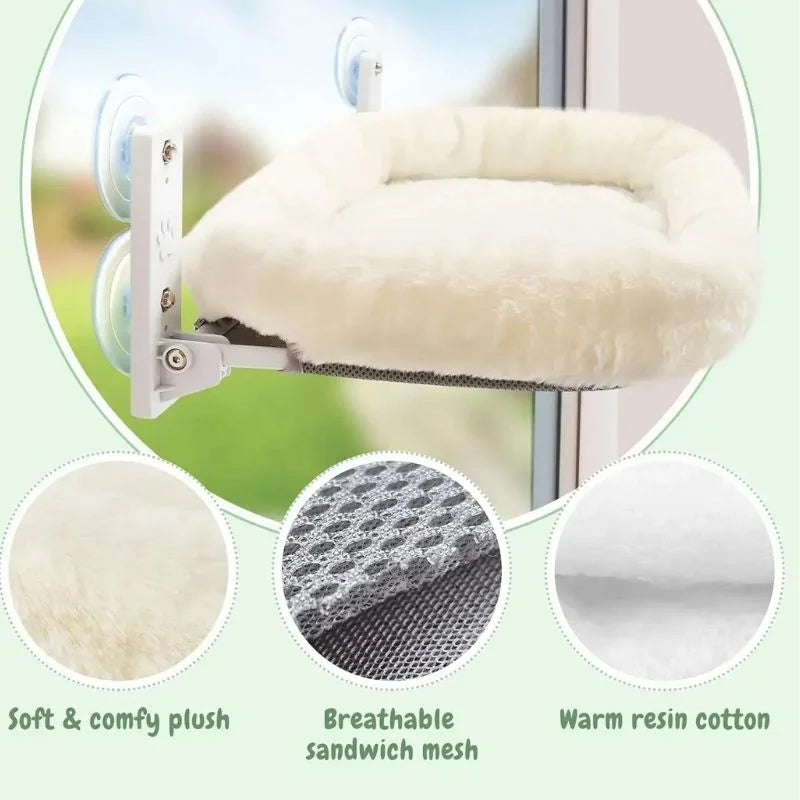Foldable Window Cat Hammock cat bed-details.1