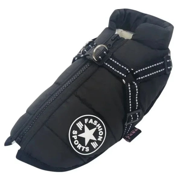 Furion Dog Coat | Thermal Waterproof Protection-black