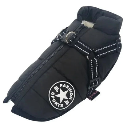 Furion Dog Coat | Thermal Waterproof Protection-black