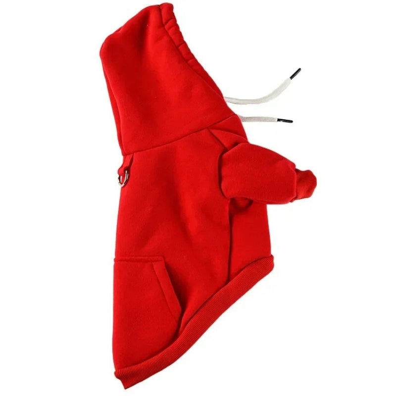 Hooded-Dog-Coat-in-Soft-Cotton-Daily-Comfort-red