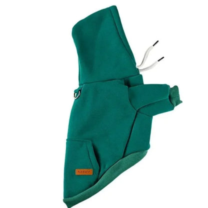 Hooded- Dog -Coat-grn.