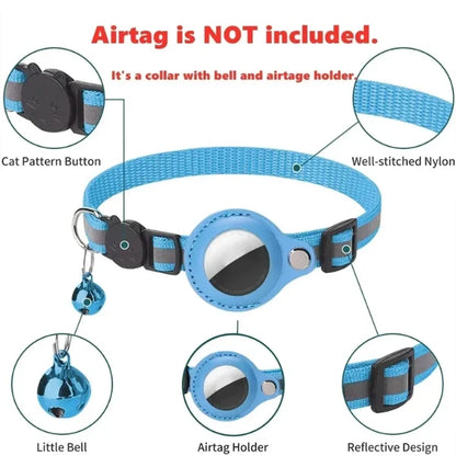 Loxley Cat Accessories Collar Compatible with AirTag-info