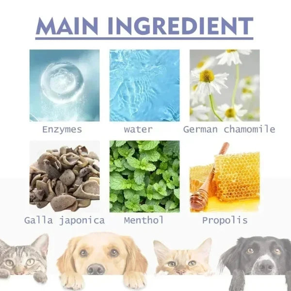Myrr Dog Toothbrush Spray for Daily Pet Oral Care.ingrdt.