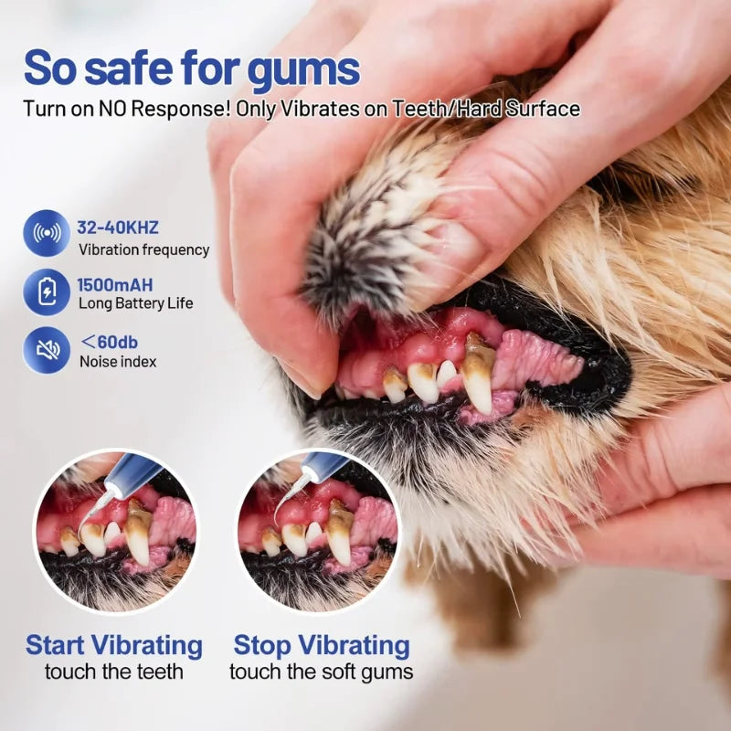 Oriny Dog Toothbrush Ultrasonic for Advanced Dental Cleaning