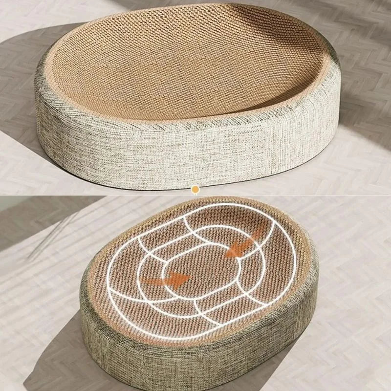 Cat Scratcher Oasis Oval Sisal  Nest
