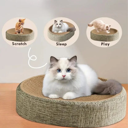 Oval Sisal Cat Scratcher Nest