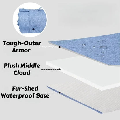 Pet Blanket Waterproof Hazel | Portable Pet Bed-details