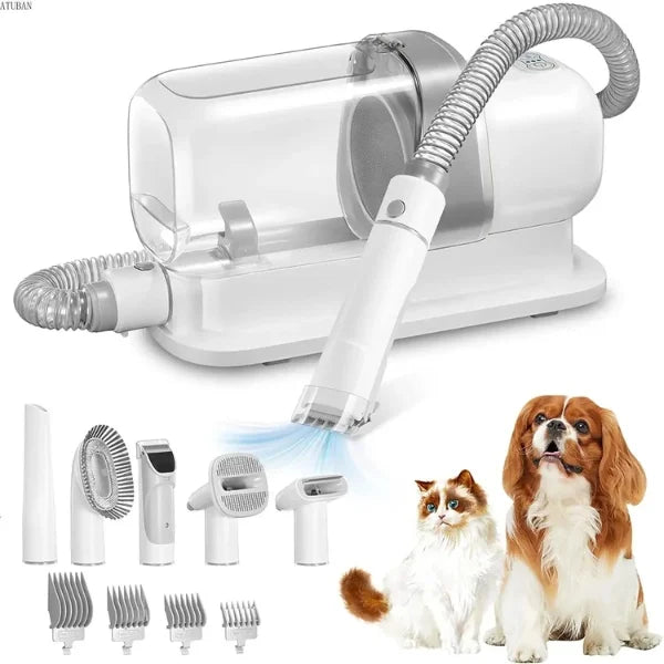 Pet Hair Remover | Rupert 2.3L Vacuum Dog Grooming Kit.