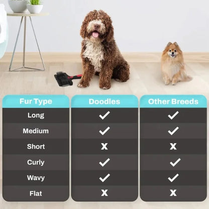 Pet Hair Remover | Honey Dual-Sided Pet Brush-info