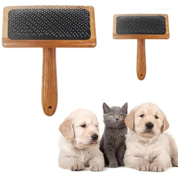 Pet Hair Remover | Lola Brush Pente de Madeira Pet Care.